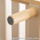 セミシングル幅80cm 脚付きすのこベッドとマットレスセット (SRN2 ホワイト / RRS ポケットコイル) 13枚目画像