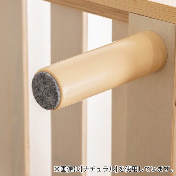 セミシングル幅80cm 脚付きすのこベッドとマットレスセット (SRN2 ホワイト / RRS ポケットコイル) 13枚目画像