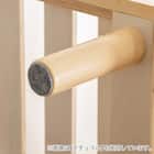 セミシングル幅80cm 脚付きすのこベッドとマットレスセット (SRN2 ホワイト / RRS ポケットコイル) 13枚目画像