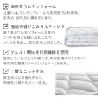 セミシングル幅80cm 脚付きすのこベッドとマットレスセット (SRN2 ホワイト / RRS ポケットコイル) 20枚目画像