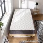 セミシングル マットレス付き脚付きすのこベッド (SRN2 ナチュラル / SLT01) 3枚目画像