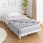 シングル 脚付きすのこベッド (SRN2 WH) 4枚目画像