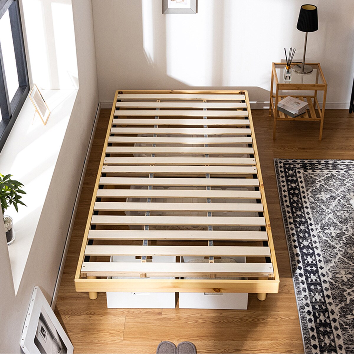 シングル 脚付きすのこベッド (SRN2 NA) | ニトリネット【公式】 家具