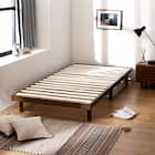 シングル 脚付きすのこベッド (SRN2 BR) 1枚目画像