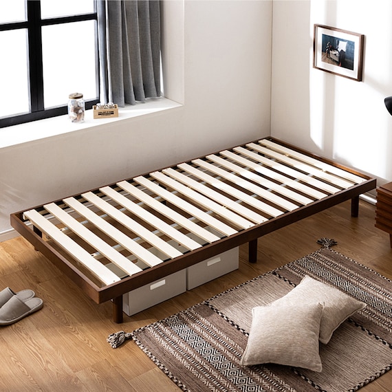 シングル 脚付きすのこベッド (SRN2 BR) 3枚目画像