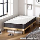 セミダブル マットレス付き脚付きすのこベッド (SRN2 ナチュラル / SLT01) 1枚目画像