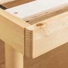 セミダブル 脚付きすのこベッド (SRN2 NA) 8枚目画像