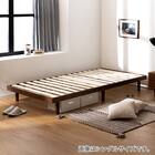 セミダブル 脚付きすのこベッド (SRN2 BR) 2枚目画像