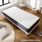 ダブル マットレス付き脚付きすのこベッド (SRN2 ホワイト / SLT01) 3枚目画像