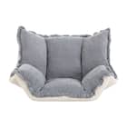 フリル座椅子(ムール 1P ライトグレー) 16枚目画像