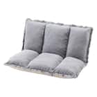 フリル座椅子(ムール 1P ライトグレー) 17枚目画像