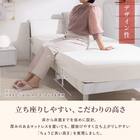 サイド収納＋2口コンセント付き すのこベッド(シングル ナチュラル) 7枚目画像