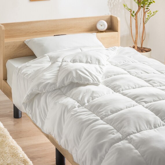 洗える 人工羽毛掛布団 2枚合わせ シングル(AD) 1枚目画像