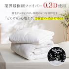 洗える 人工羽毛掛布団 2枚合わせ シングル(AD) 2枚目画像