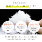 洗える 人工羽毛掛布団 2枚合わせ シングル(AD) 7枚目画像