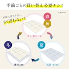 洗える 人工羽毛掛布団 2枚合わせ シングル(AD) 12枚目画像