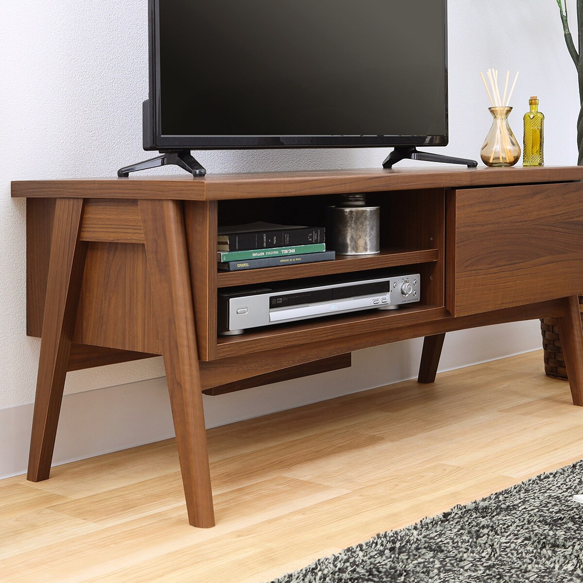 脚付きTVボード (幅80cm FBW BR) | ニトリネット【公式】 家具