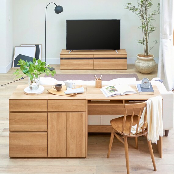 リビングデスク (幅90cm NTU) 9枚目画像