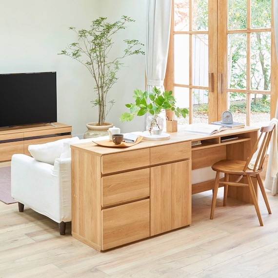 リビングデスク (幅90cm NTU) 10枚目画像