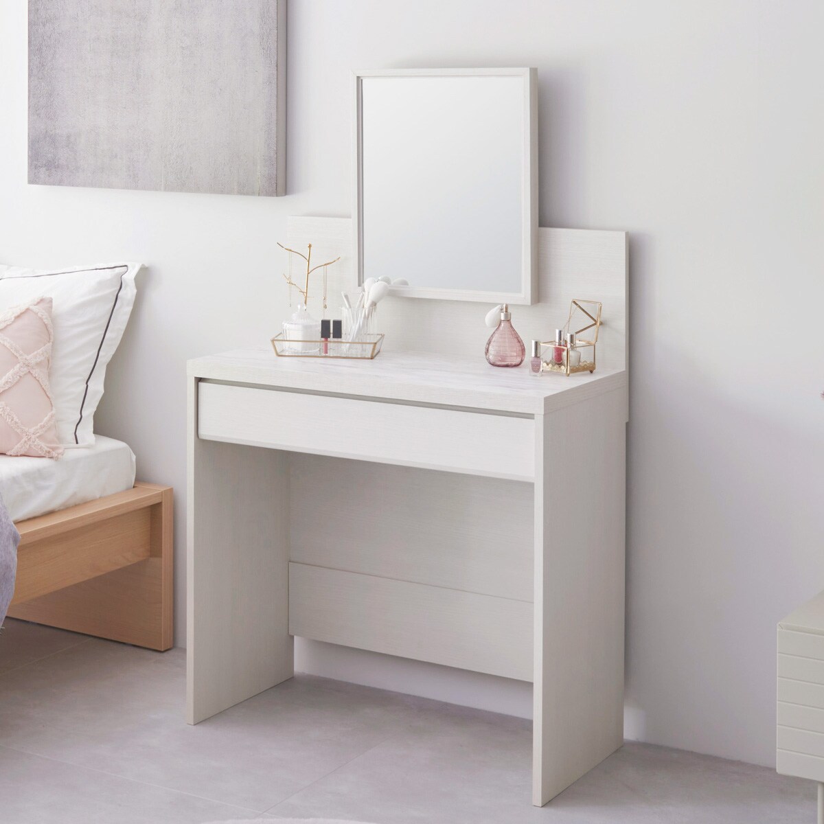 ドレッサーAM2スツールセット (WH) | ニトリネット【公式】 家具