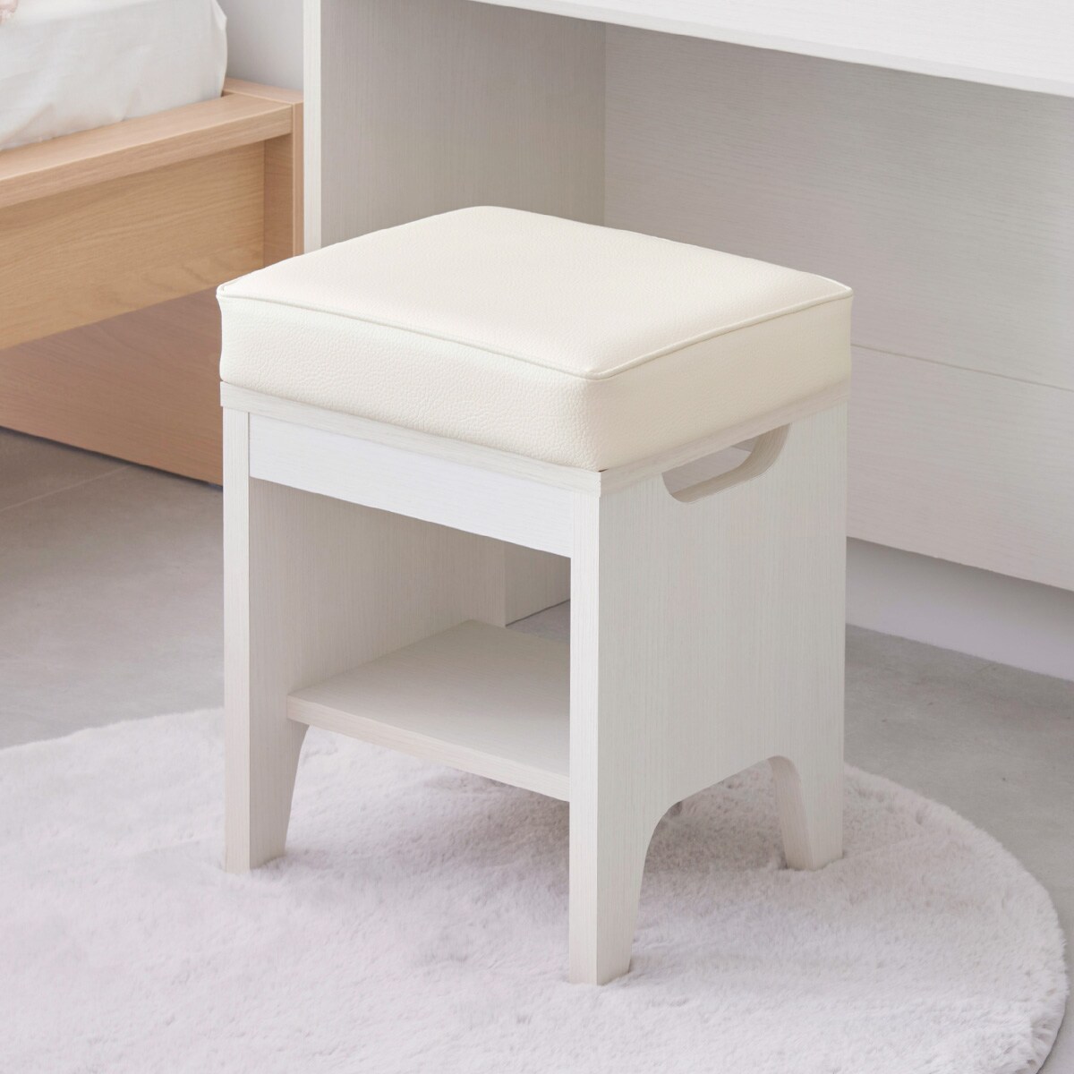 ドレッサーAM2スツールセット (WH) | ニトリネット【公式】 家具