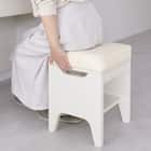 ドレッサー用スツールAM2 (WH) 4枚目画像