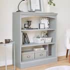アンティーク風リビングラック ロータイプ (LMD GY) 1枚目画像