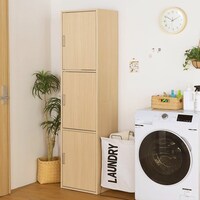 シンプル3ドアキャビネット (FUL NA)