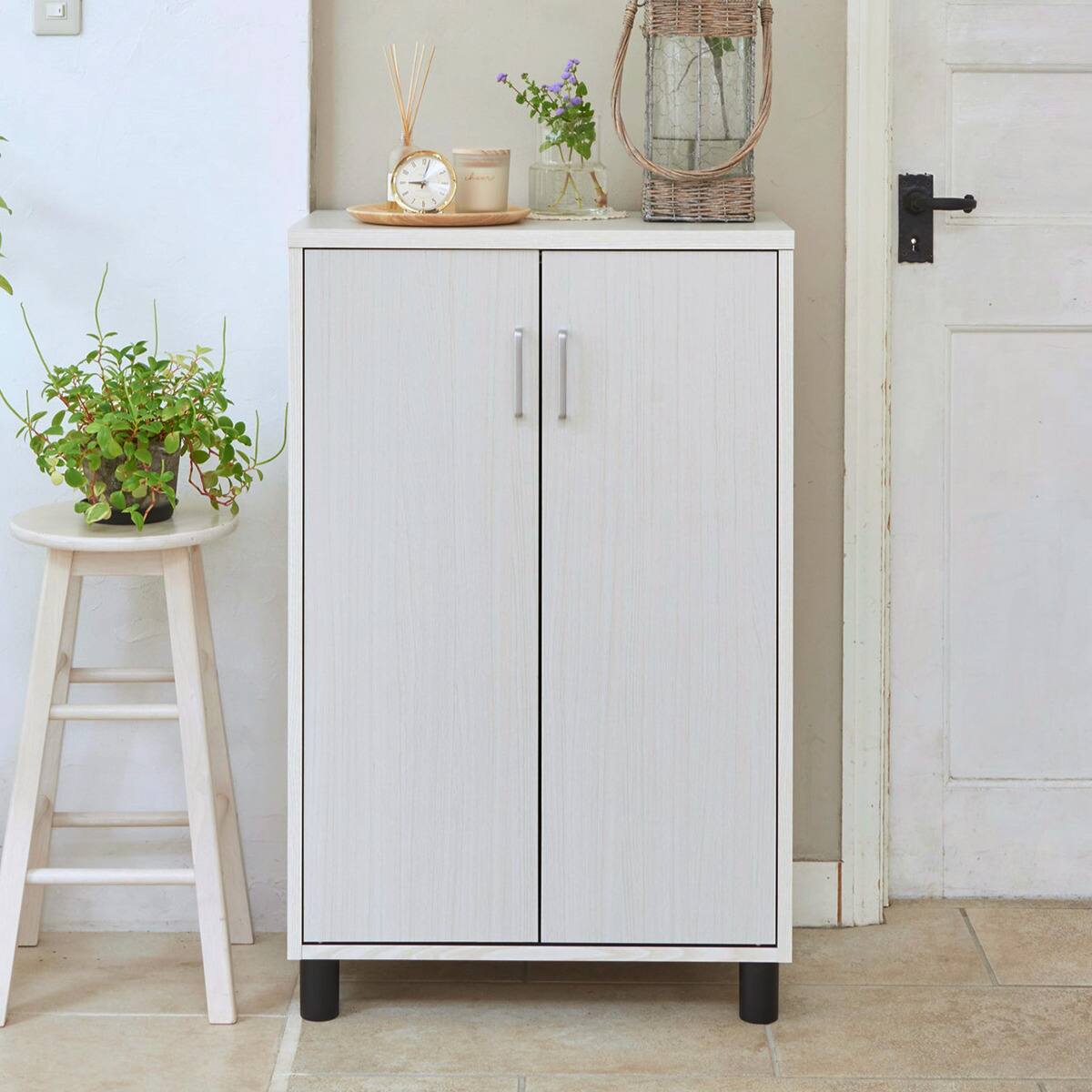 シンプルシューズボックス (FUL 幅63cm WH) | ニトリネット【公式