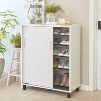 シンプルシューズボックス (FUL 幅80cm WH)