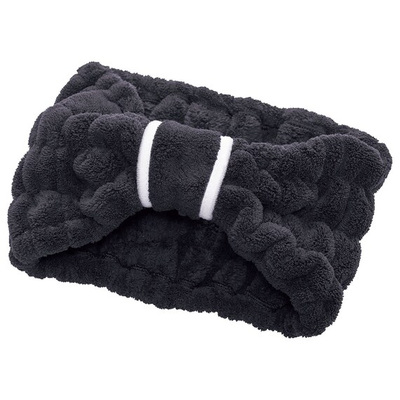 クイックドライヘアターバン ショート(ブラック) 2枚目画像