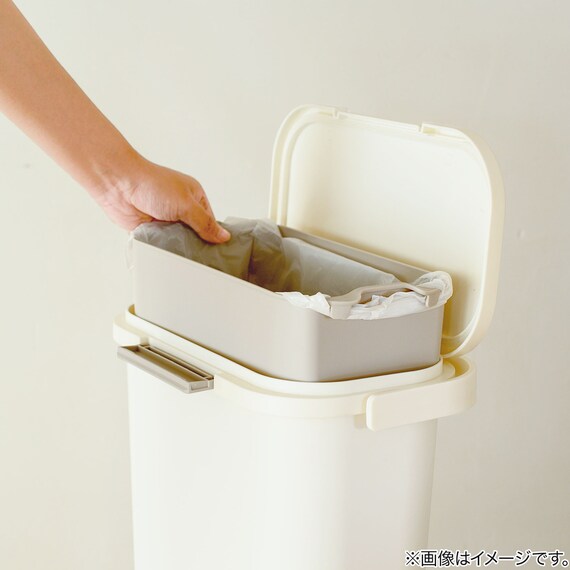 運べる 防臭ペール(10L ホワイト) 9枚目画像