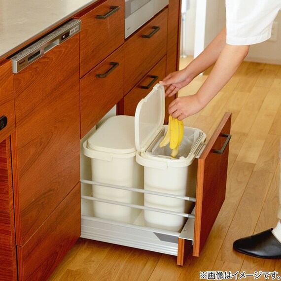 運べる 防臭ペール(10L ホワイト) 11枚目画像