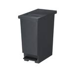 小窓付きスリムペダルペール 30(ブラック) 1枚目画像