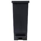 小窓付きスリムペダルペール 30(ブラック) 11枚目画像