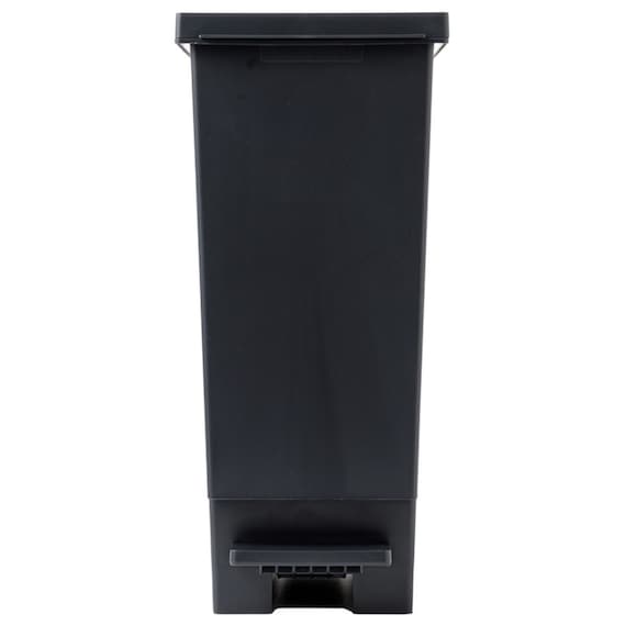 小窓付きスリムペダルペール 30(ブラック) 11枚目画像