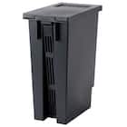 小窓付きスリムペダルペール 30(ブラック) 13枚目画像