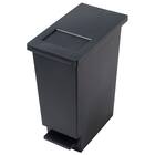 小窓付きスリムペダルペール 30(ブラック) 14枚目画像