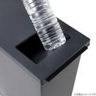 小窓付きスリムペダルペール 20(ブラック) 16枚目画像