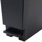 小窓付きスリムペダルペール 20(ブラック) 17枚目画像