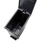 小窓付きスリムペダルペール 20(ブラック) 19枚目画像