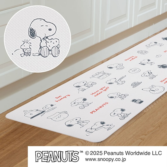 PVCロングマット(240cm スヌーピー yumyum) 2枚目画像
