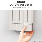 浮かせる3連 マグネットディスペンサー(グレー) 6枚目画像