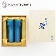 【Made in TSUBAME】18-8ステンレスタンブラー 小 (碧 銀古美)