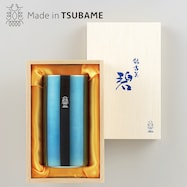 【Made in TSUBAME】18-8ステンレスW構造ハイボールタンブラー (碧 銀古美)