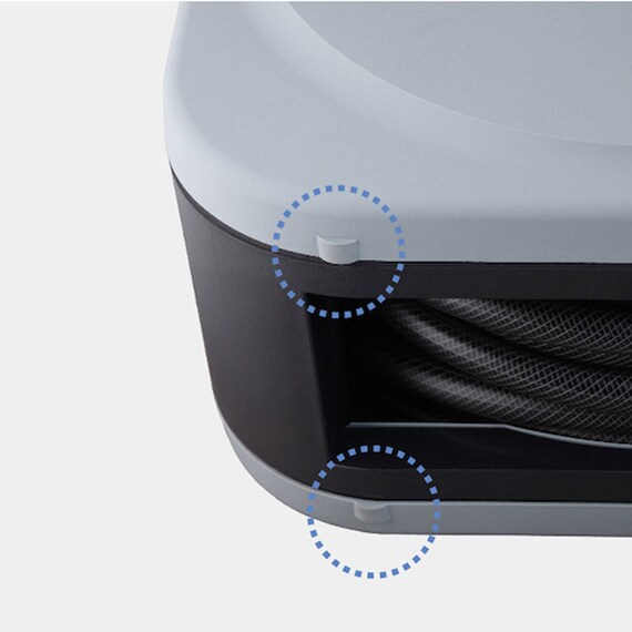 散水ホースリール 20m(グレー) 6枚目画像