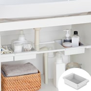 突っ張り棒用ボックス ホワイト (HA)