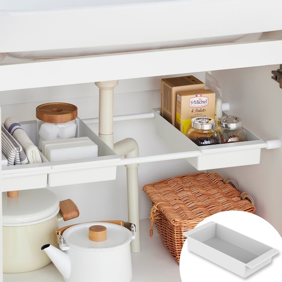 突っ張り棒用ワイドボックス ホワイト (HA) 1枚目画像