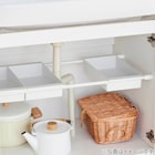 突っ張り棒用ワイドボックス ホワイト (HA) 4枚目画像