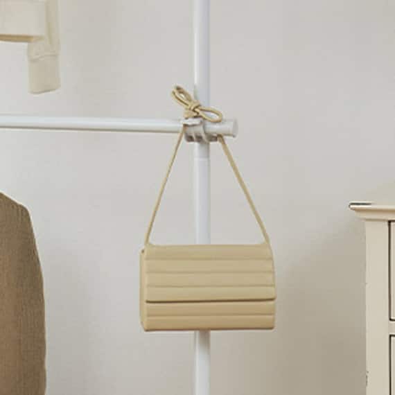 つっぱり強力 2段 ハンガー(ホワイト) 5枚目画像